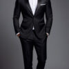 Men Custom Slim Fit Premium 2 Piece Black Tuxedo Mens Suit for Wedding, Engagement, Prom, Groom wear and Groomsmen Suits (Copy)